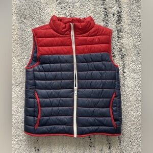 Crazy 8 Red and Navy Kids Puffer Vest